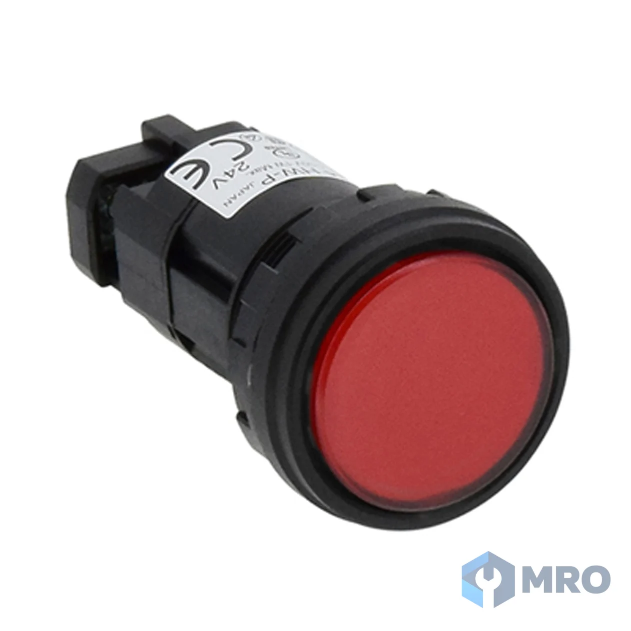 IDEC HW1P-1Q4R ไฟแสดงสถานะ (ไพล็อตแลมป์) 22 มม. IDEC HW1P-1Q4R LED สีแดง 24 V AC/DC