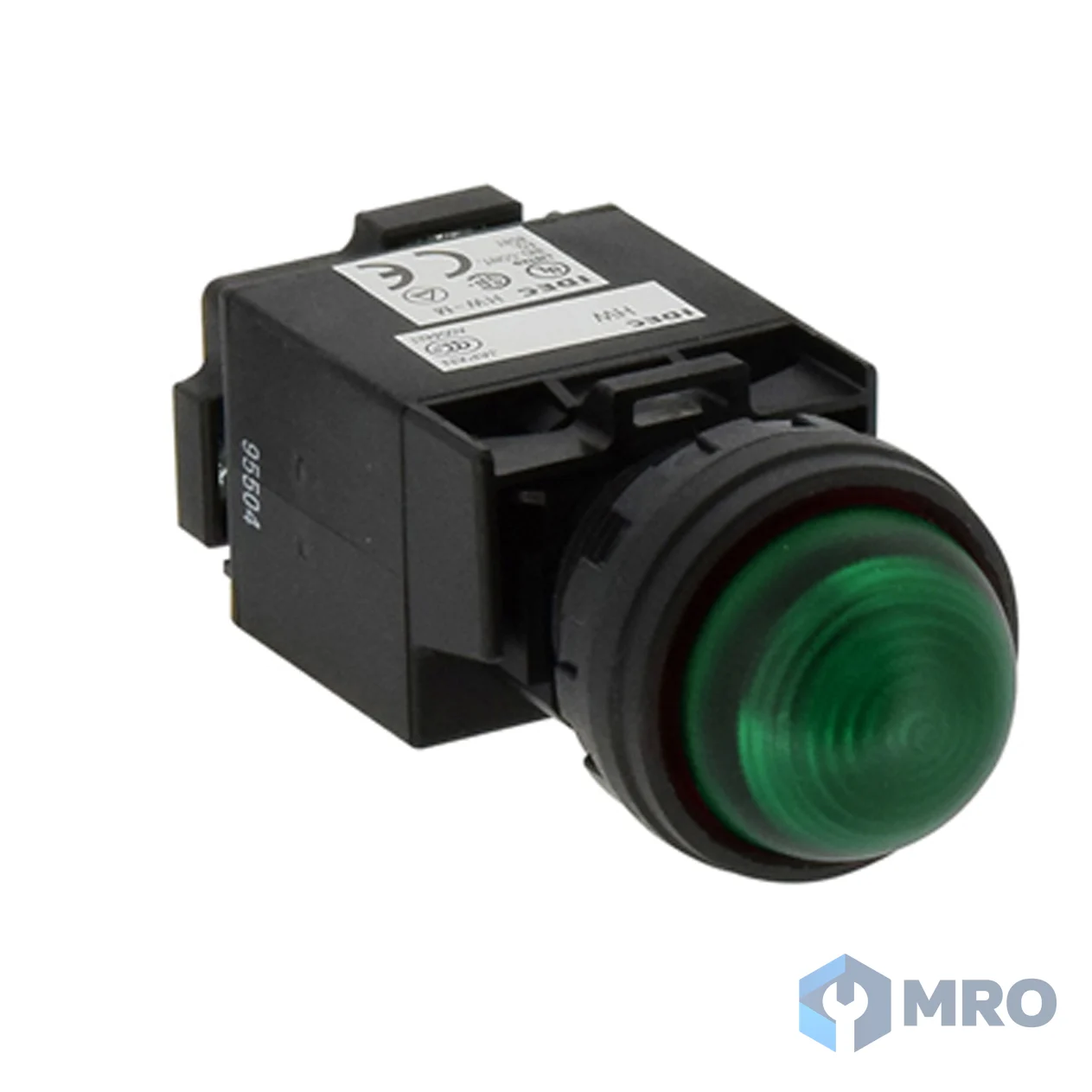 IDEC HW1P-2M2G ไฟแสดงสถานะ (ไพล็อตแลมป์) 22 มม. IDEC HW1P-2M2G LED สีเขียว 220 VAC