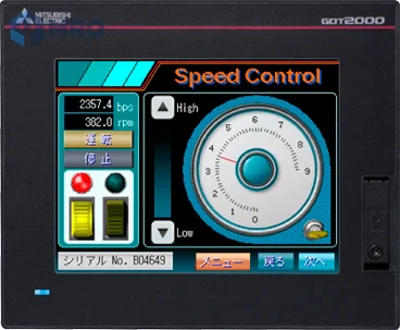 Mitsubishi Electric GT2105-QTBDS จอสัมผัส HMI Mitsubishi GOT2000 GT2105-QTBDS 5.7 นิ้ว จอสี ไฟเลี้ยง 24 VDC
