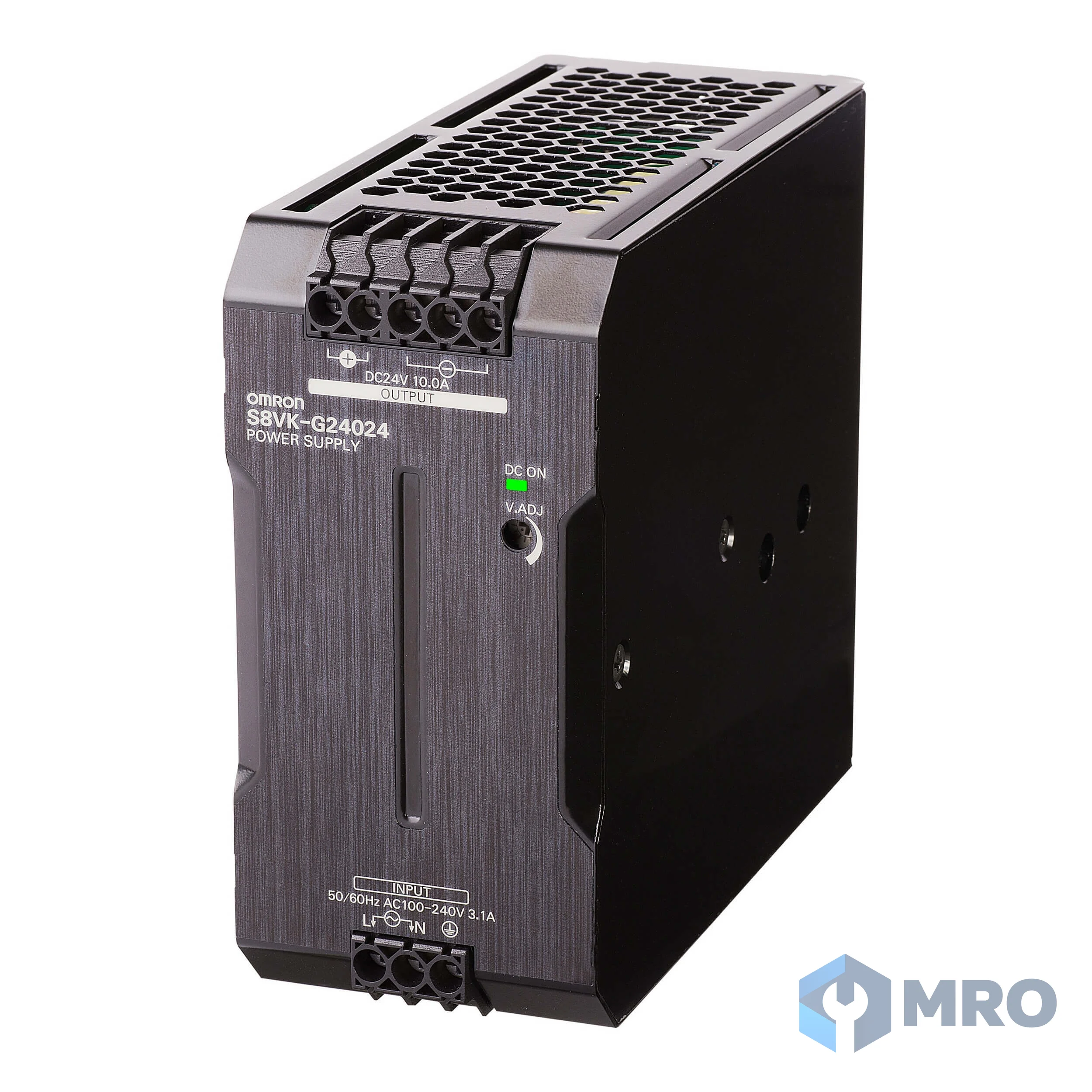Omron S8VK-G24024 พาวเวอร์ซัพพลาย 24 VDC 10 A 240 W แบบรางปีกนก (DIN rail) Omron S8VK-G24024