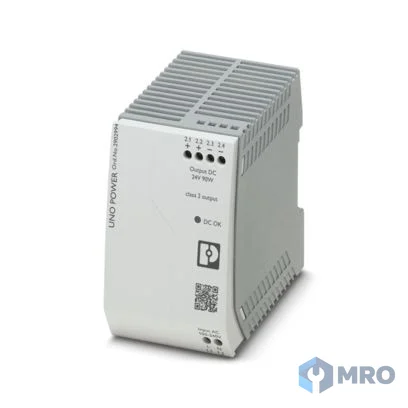 Phoenix Contact 2902994 พาวเวอร์ซัพพลาย 24 VDC 3.75 A 90 W แบบรางปีกนก (DIN rail) Phoenix Contact UNO 2902994