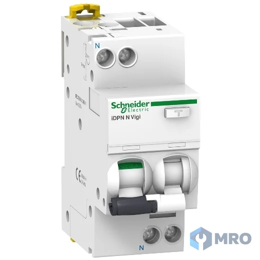 Schneider Electric A9D31620 เบรกเกอร์กันดูด+กันกระแสเกิน (RCBO) Schneider iDPN N Vigi 1P+N 20 A 30 mA