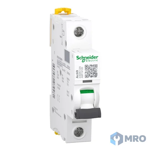 Schneider Electric A9F74120 เบรกเกอร์ลูกย่อย (MCB) Schneider iC60N 1P 20 A C-curve