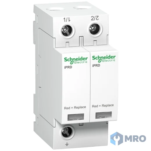 Schneider Electric A9L08200 อุปกรณ์ป้องกันไฟกระชาก (SPD) Schneider iPRD8 2P Type 2 + 3