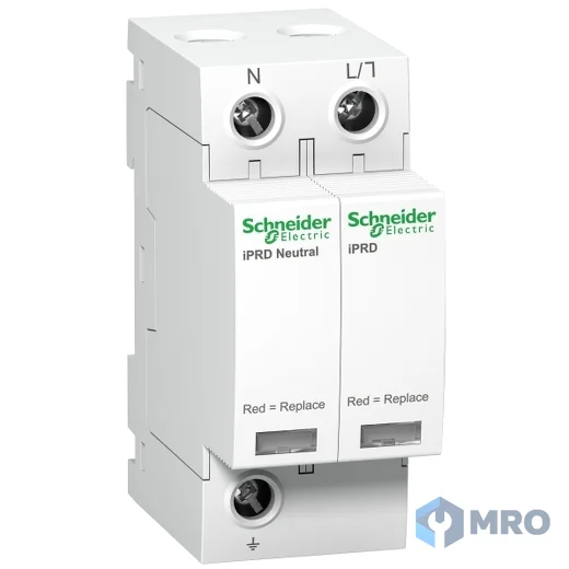 Schneider Electric A9L08500 อุปกรณ์ป้องกันไฟกระชาก (SPD) Schneider iPRD8 1P+N Type 2 + 3