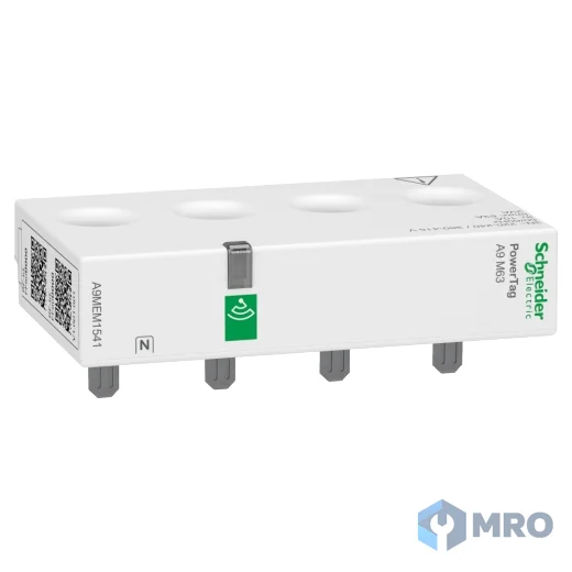 Schneider Electric A9MEM1541 เซนเซอร์วัดพลังงานไร้สาย Schneider PowerTag Monoconnect 63 A 3P+N ติดด้านบน