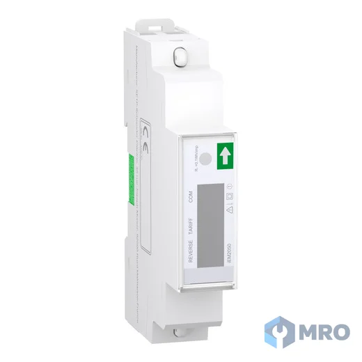 Schneider Electric A9MEM2050 มิเตอร์วัดพลังงานไฟฟ้า 1 เฟส Schneider iEM2050 (ต่อตรง 45 A, Modbus RTU)
