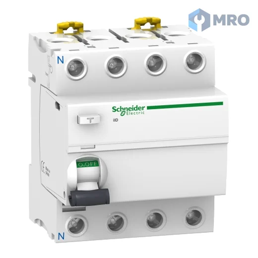 Schneider Electric A9R71440 เบรกเกอร์กันดูด (RCCB) Schneider iID 4P 40 A 30 mA