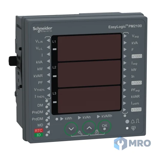 Schneider Electric METSEPM2120 พาวเวอร์มิเตอร์ Schneider PM2120 (ผ่าน CT 1/5 A, Modbus RTU)