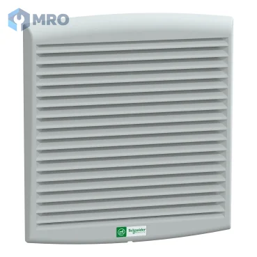Schneider Electric NSYCVF165M230PF พัดลมระบายอากาศตู้คอนโทรลพร้อมกรอง Schneider ClimaSys NSYCVF165M230PF (230VAC, 165 m³/h, ช่องเจาะ 223x223 มม.)