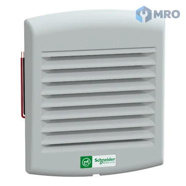 Schneider Electric NSYCVF38M24DPF พัดลมระบายอากาศตู้คอนโทรลพร้อมกรอง Schneider ClimaSys NSYCVF38M24DPF (24VDC, ช่องเจาะ 92x92 มม.)