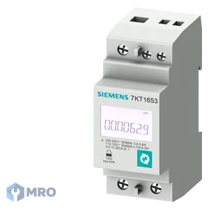 Siemens 7KT1651 มิเตอร์วัดพลังงานไฟฟ้า 1 เฟส Siemens PAC1600 7KT1651 (ต่อตรง 63 A, Modbus RTU)