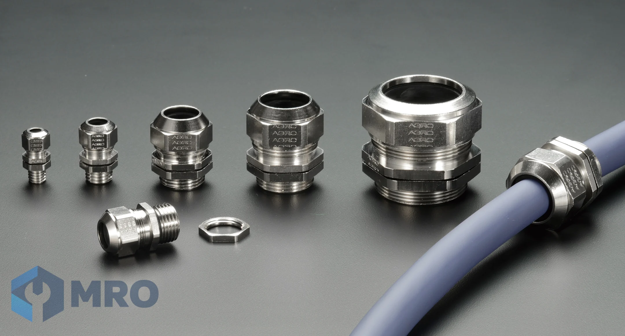 Takachi AGM25-20 เคเบิลแกลนด์ทองเหลืองชุบนิกเกิล Takachi AGM25-20 เกลียว M25x1.5 (สาย 16.0–20.0 มม., IP68)