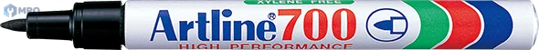 ARTLINE (SHACHIHATA) EK-700-BLACK ปากกามาร์กเกอร์ถาวร Artline EK-700 หัวกลม สีดำ (กล่อง 12 ด้าม)
