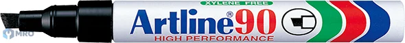 ARTLINE (SHACHIHATA) EK-90-BLACK ปากกามาร์คเกอร์ถาวร Artline 90 หัวตัด สีดำ (กล่อง 12 ด้าม)