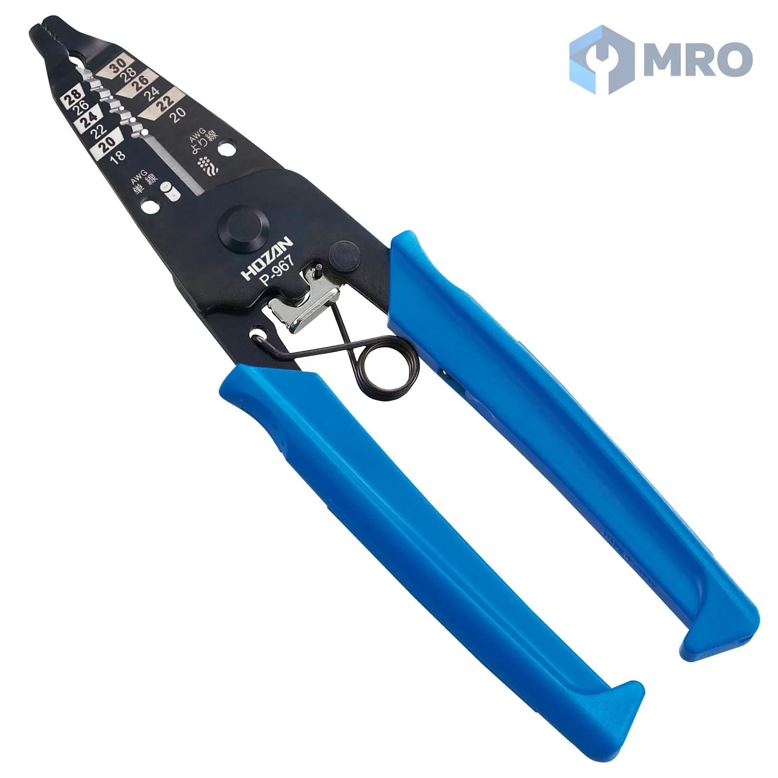 HOZAN P-967 คีมปอกสายไฟ HOZAN P-967 (AWG 28–18)