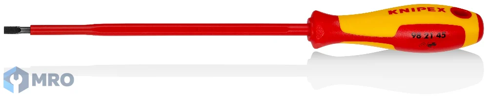 KNIPEX 98 21 4.5 ไขควงปากแบนหุ้มฉนวน 1000V KNIPEX 98 21 4.5 (4.5 มม.)