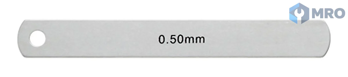 NIIGATA SEIKI (SK) S100-01 ใบฟิลเลอร์เกจเปลี่ยน SK S100-01 หนา 0.1 มม. ยาว 100 มม.