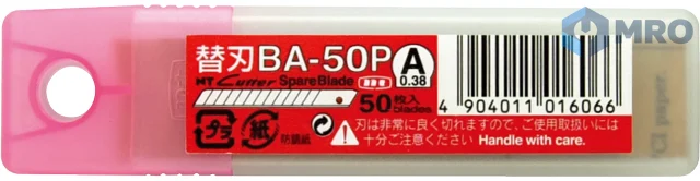 NT CUTTER BA-50P ใบมีดคัตเตอร์ NT BA-50P ชนิด A 9 มม. (50 ใบ)