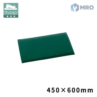 TERAMOTO MR-069-020-1 แผ่นยางลดความเมื่อยล้า Teramoto (450x600 มม. หนา 15 มม. สีเขียว)