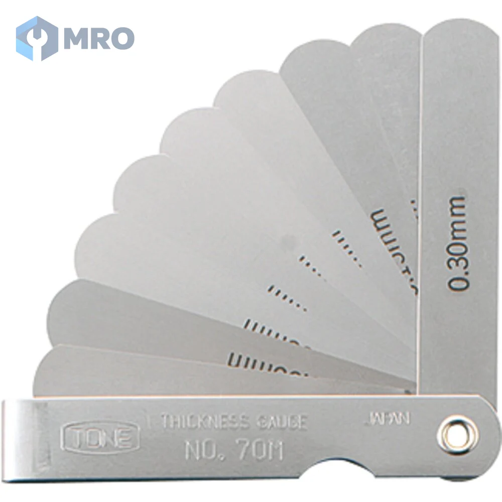 TONE 70M ฟิลเลอร์เกจ TONE 70M 0.04–0.3 มม. 9 ใบ