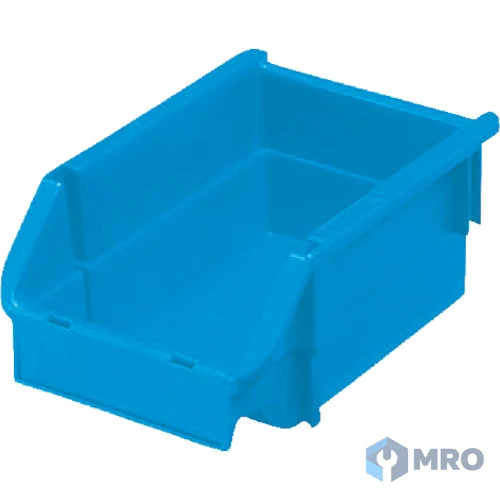 TRUSCO T2-B กล่องพลาสติกซ้อนได้ TRUSCO T-Type T2-B 1.4 ลิตร สีน้ำเงิน