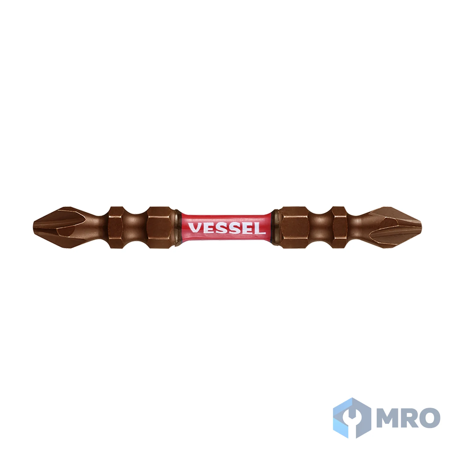 VESSEL SST142065 ดอกไขควงทอร์ชั่นสองหัว VESSEL SAKISUBO +2 ยาว 65 มม. (แพ็ก 2 ดอก)