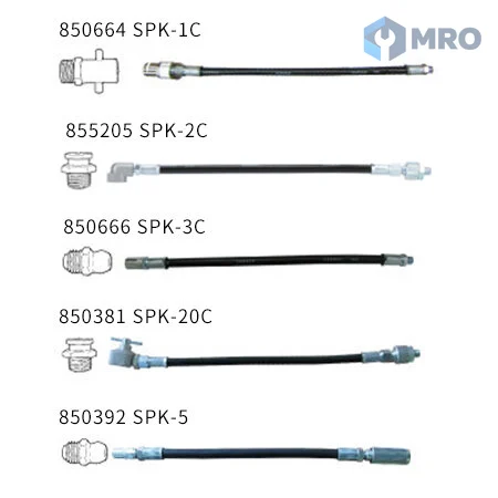 YAMADA SPK-1C สายอ่อนอัดจาระบี YAMADA SPK-1C ยาว 355 มม.