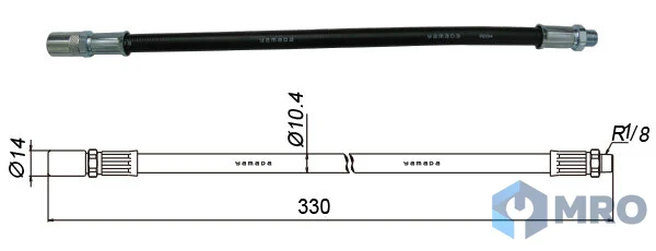 YAMADA SPK-3C สายอ่อนอัดจาระบี YAMADA SPK-3C ยาว 330 มม.