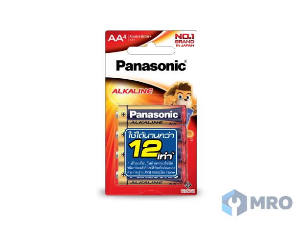 Panasonic LR6T ถ่านอัลคาไลน์ Panasonic AA (กล่อง 48 ก้อน)