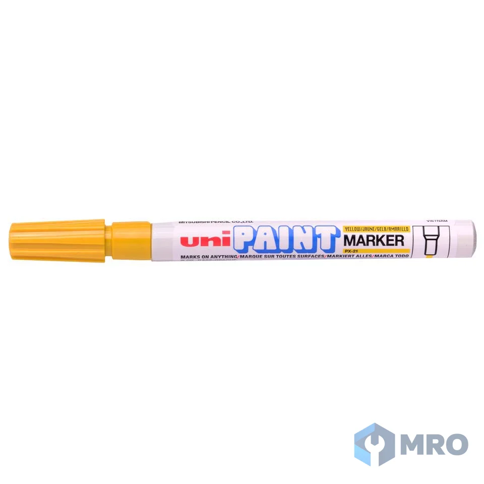 uni PX-21 Set 6 ปากกาเพนต์มาร์กเกอร์ uni PX-21 ชุด 6 สี (แดง เหลือง เขียว น้ำเงิน ขาว ดำ)