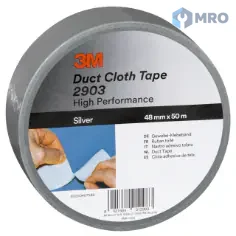 3M 2903 48mm x 50m Silver (24 rolls) เทปผ้า 3M 2903 สีเงิน กว้าง 48 มม. ยาว 50 ม. (กล่อง 24 ม้วน)