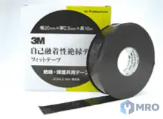 3M Fit Tape 20mm x 10m เทปละลายเชื่อมตัวเอง 3M Fit Tape สีดำ (20 มม. × 10 ม. หนา 0.5 มม.)