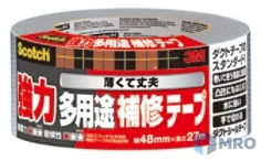 3M Scotch Extra-Strength Repair (Duct) Tape 48mm x 54m เทปผ้าซ่อมแซมแรงยึดสูง 3M Scotch สีเงิน กว้าง 48 มม. ยาว 54 ม.