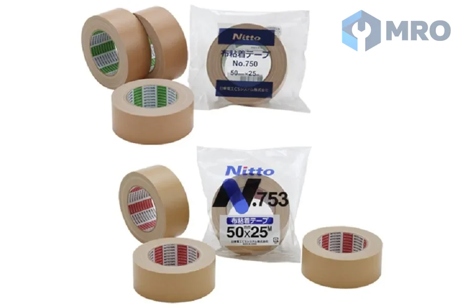 Nitto No.750 50mm x 25m เทปผ้า Nitto No.750 (50 มม. × 25 ม.)