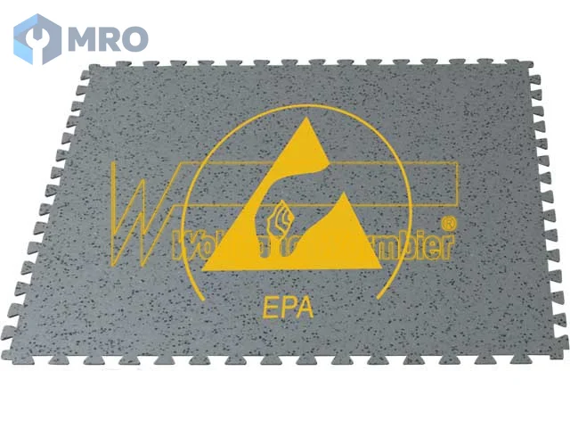 Warmbier 1330.PF.ESD ECOSTAT®-DF PUZZLE-6.0 Tile with ESD logo