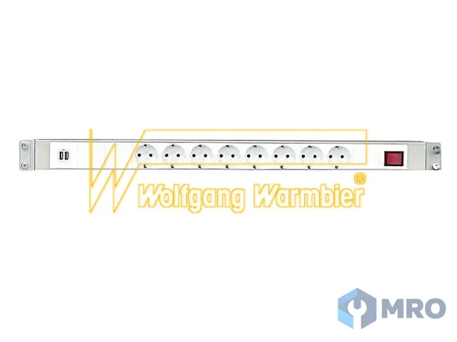 Warmbier 1980.TX.SV TENSIX-PRO/BASIC electro conduit with 8x Schuko and 2xUSB