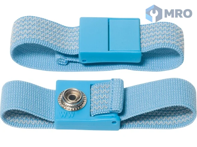 Warmbier 2050.750.10 Wrist strap, light blue, 10 mm snap