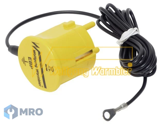 Warmbier 2200.113.Y Grounding plug, yellow, 2m cord, 4 mm ring terminal
