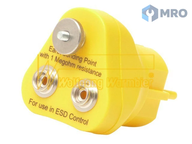 Warmbier 2201.245.N grounding plug,2x10mm snap, 4 mm ring terminal fixation