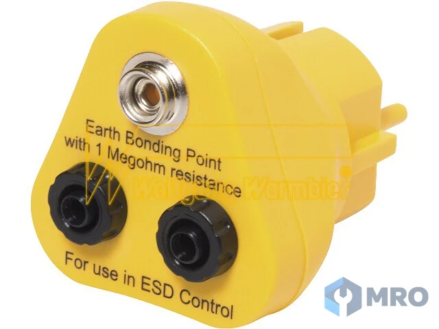 Warmbier 2201.258 grounding plug,1 x 10 mm snap 2 x banana plug safety socket