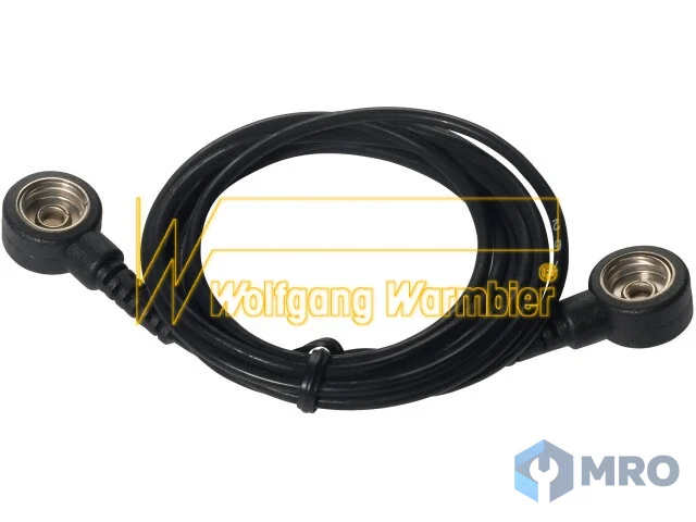 Warmbier 2250.762 Connection cord, 1,5 m, with resistor, 10/10 mm snap