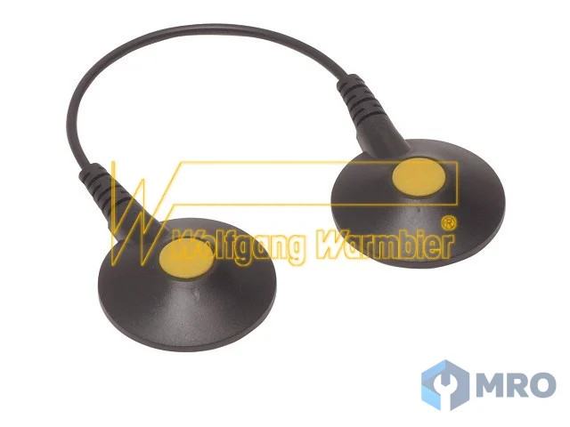Warmbier 2250.795.15 Connecting cable 2x10 mm snap 0,15 m, with protective caps