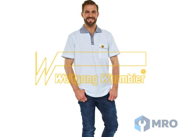 Warmbier 2623.P.M Polo Shirt,white, size M, unisex
