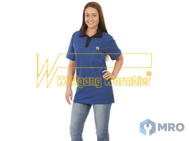 Warmbier 2627.P.M Polo Shirt,blue,size M, unisex,210 g/sqm