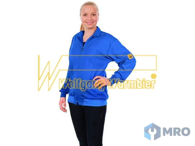 Warmbier 2671.SJ.B.L Sweatjacket, blue, size L unisex