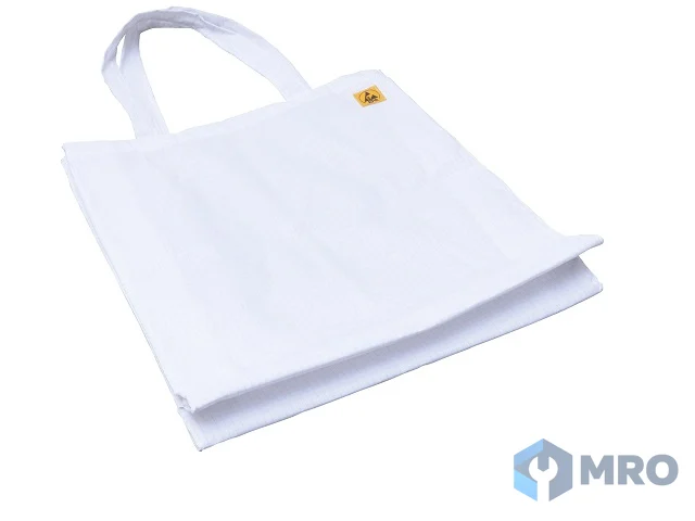 Warmbier 2675.T.W ESD-Bag, white, 360x400 mm with ESD-Symbol