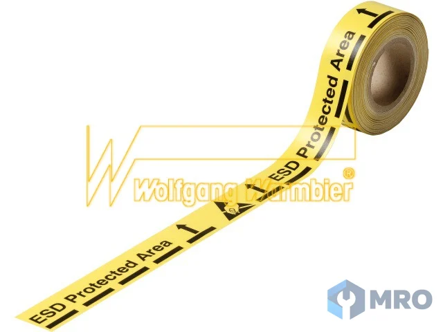 Warmbier 2822.1.5025 Floor marking tape, PVC, Thickness: 300 µm,Length: 25 m