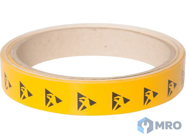 Warmbier 2850.12.5 ESDS warning lable, triangle side length 12.5 mm / PVC