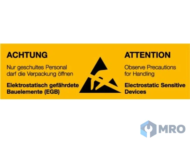 Warmbier 2850.26105.DE Warning label, German-English version